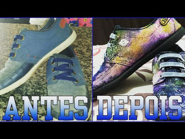DIY: Tênis Galáxia | Shoes Galaxy