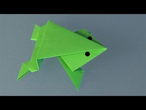 Como fazer um Sapo de papel, origami
