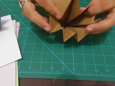 Como fazer um vaso de origami lindo e fácil-Vaso Estrela