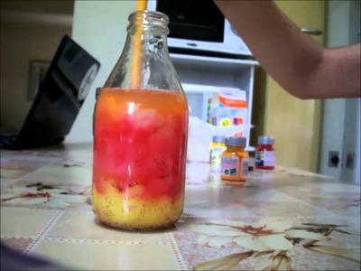 DIY: Faça Você Mesmo: Galáxia no pote (bottle nebula)