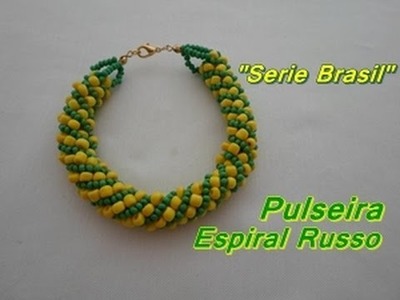NM Bijoux -  "Serie Brasil" - Pulseira espiral russo