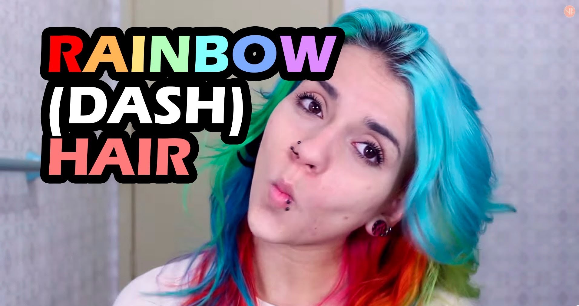 [Tutorial] Cabelo colorido arco-íris: como pintar com várias cores. rainbow (dash) hair