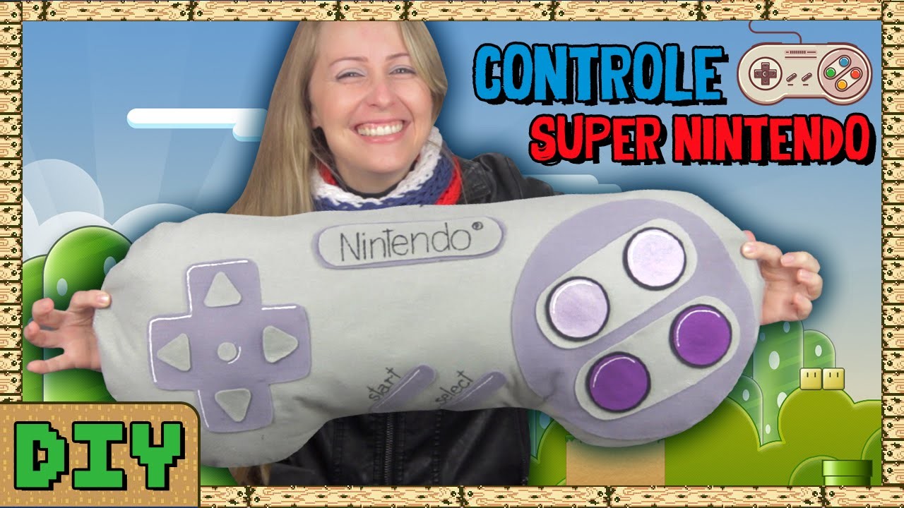 Almofada Controle Super Nintendo | DiY Geek