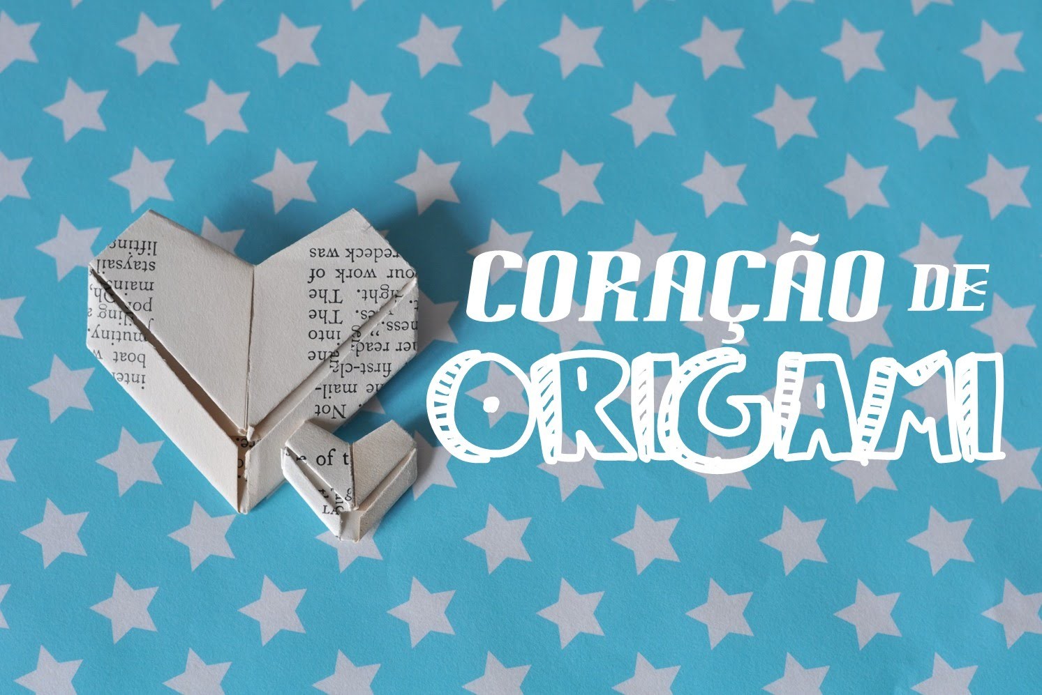 DIY - Coração de origami