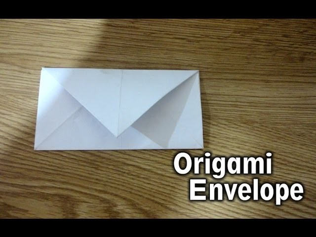 Envelope Origami - aprenda fazendo