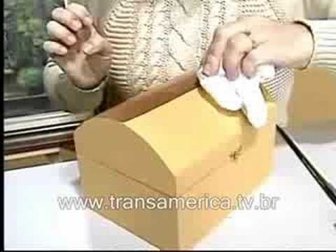 Tv Transamérica - Artesanato Bau em imitação de couro 1
