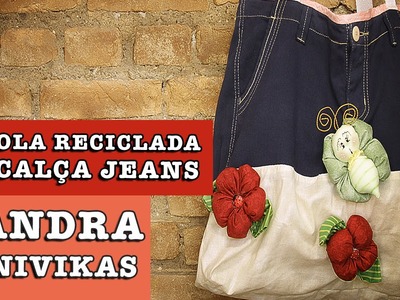 16.07.2014 - Sacola Reciclada de Jeans (Sandra Vinivikas)