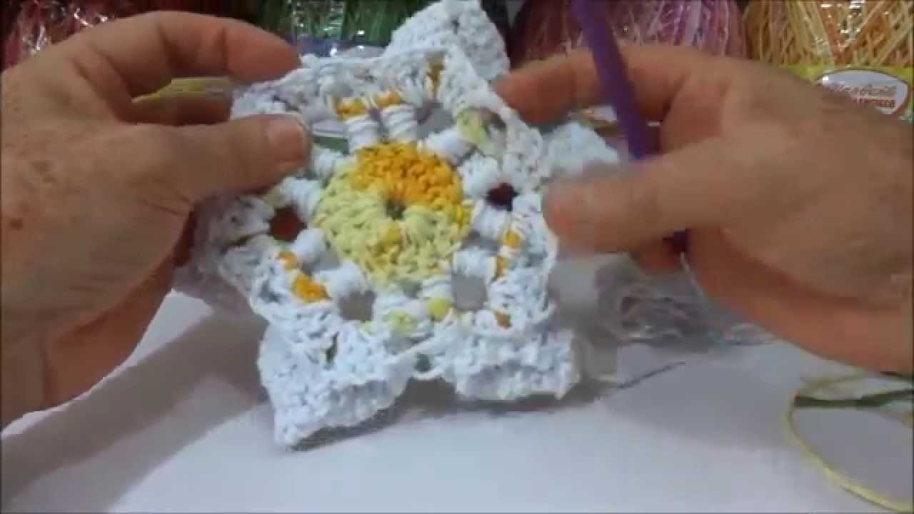 Aprenda a fazer: Flor Copo de Leite em crochê BIG artes.com.br