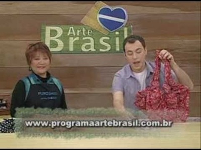 ARTE BRASIL -- LETÍCIA YABÍKU -- BOLSA COM FUROSHIKI (03.01.2011 - Parte 2 de 2)
