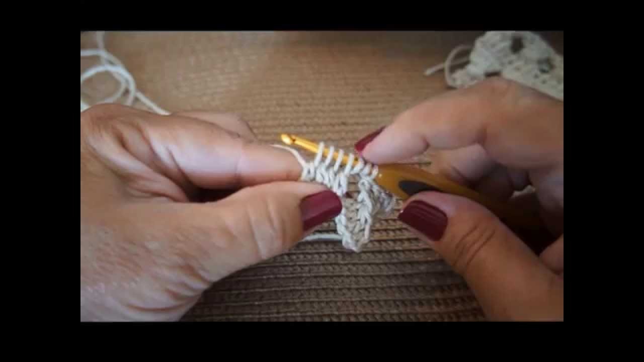 Ponto Torcido no Croche (Crochet Twist Stitch) Sonia Maria Falando de Crochet
