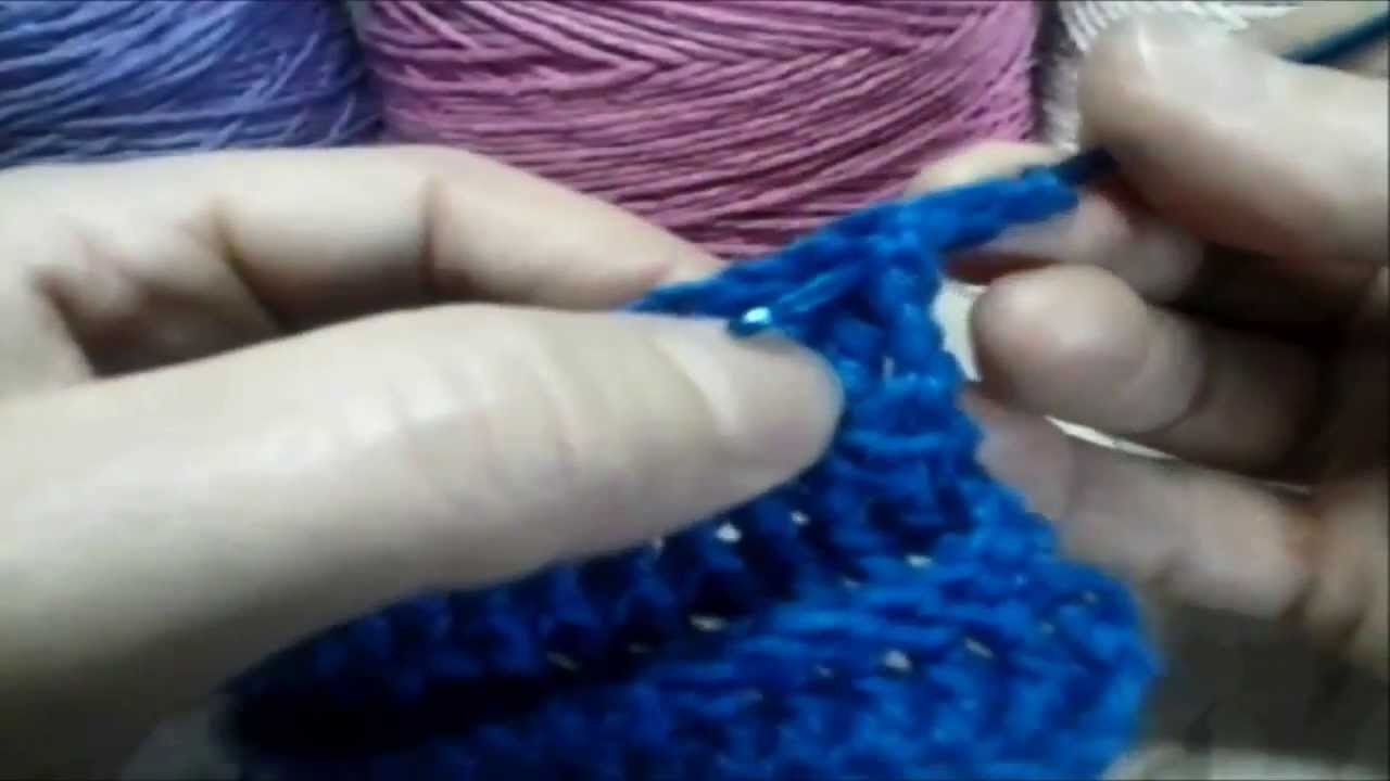 Como executar o ponto alto relevo em crochê  - Artesanatos em Crochê Vanda