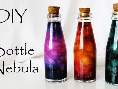 DIY: Bottle Nebula - Galáxia Engarrafada para Decorar seu Quarto