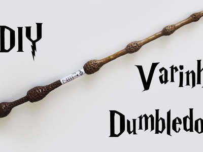 DIY: Como Fazer a Varinha do Dumbledore (Harry Potter Wands)