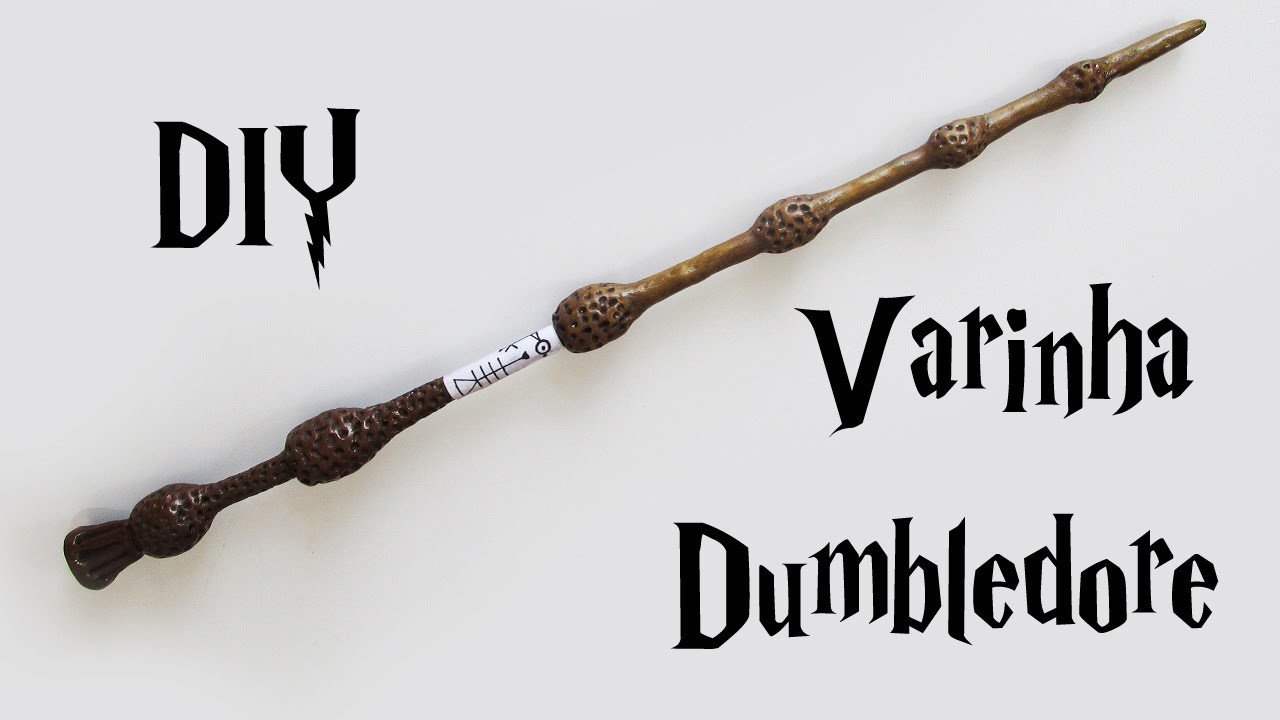 DIY: Como Fazer a Varinha do Dumbledore (Harry Potter Wands)