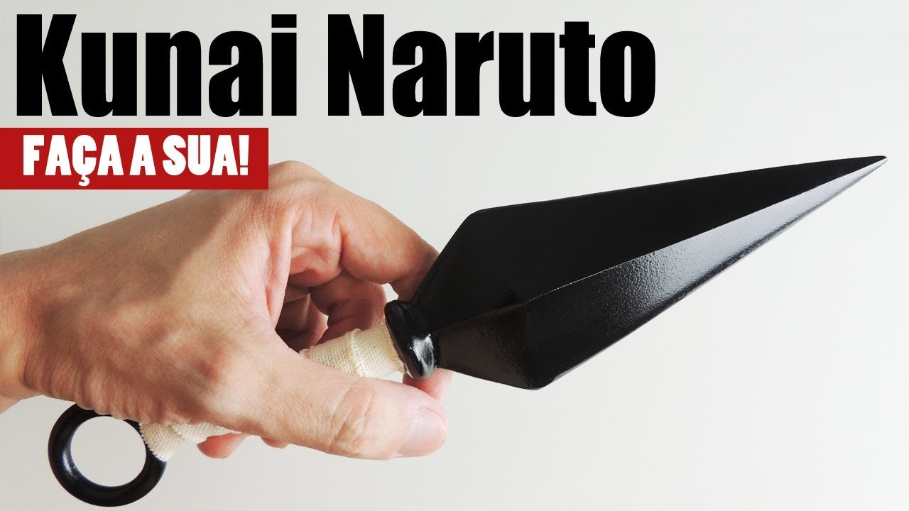 Kunai do Naruto: Faça a sua!