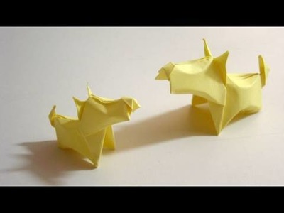 Origami Dog (Little Terrier) - Cachorro de Origami (Little Terrier)