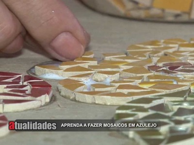 "Atualidades" - Mosaicos em Azulejo - Antônio Filho e Bete Petrucci