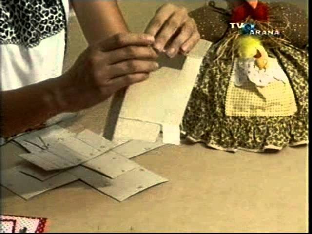 Cartonagem-caixa costura