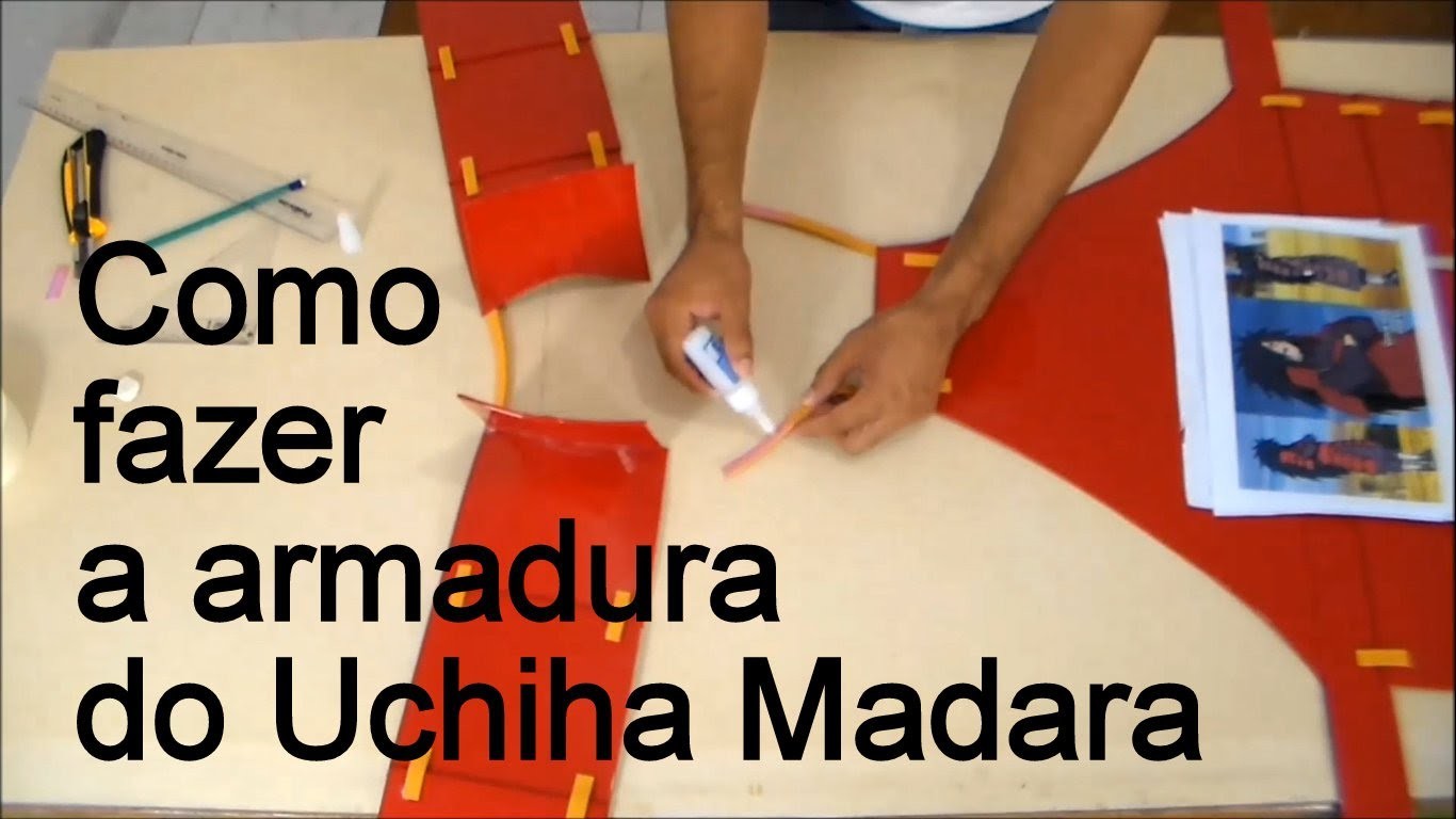 Como fazer a armadura do Uchiha Madara para o seu Cosplay - Dicas de Cosmaker