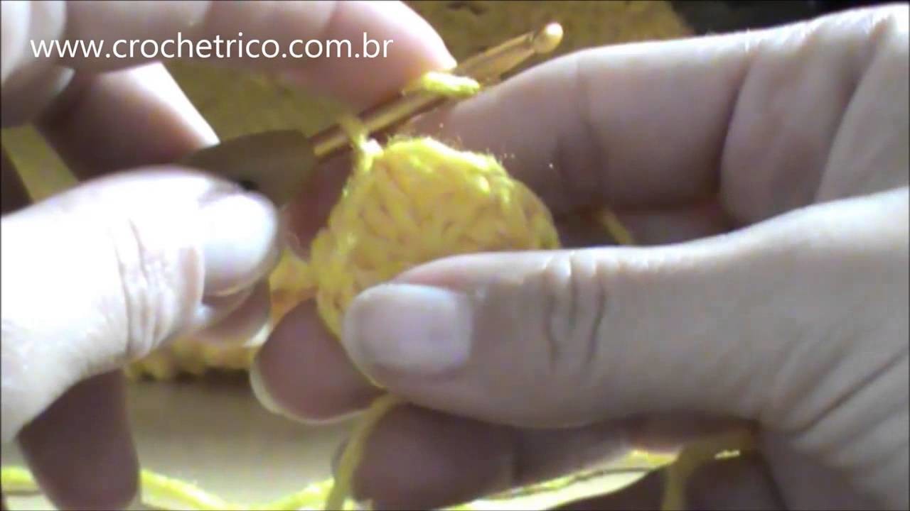Crochê para Canhotas - Pelerine Infantil (12 Meses) - Parte 05.05