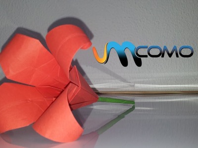 Origami - Como fazer uma flor em papel