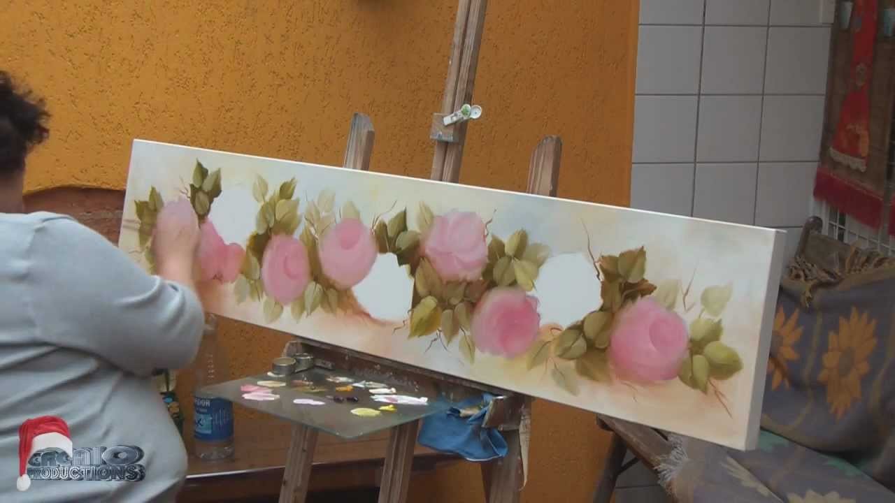 Professora Nura - Pintura a Óleo rosas 2011