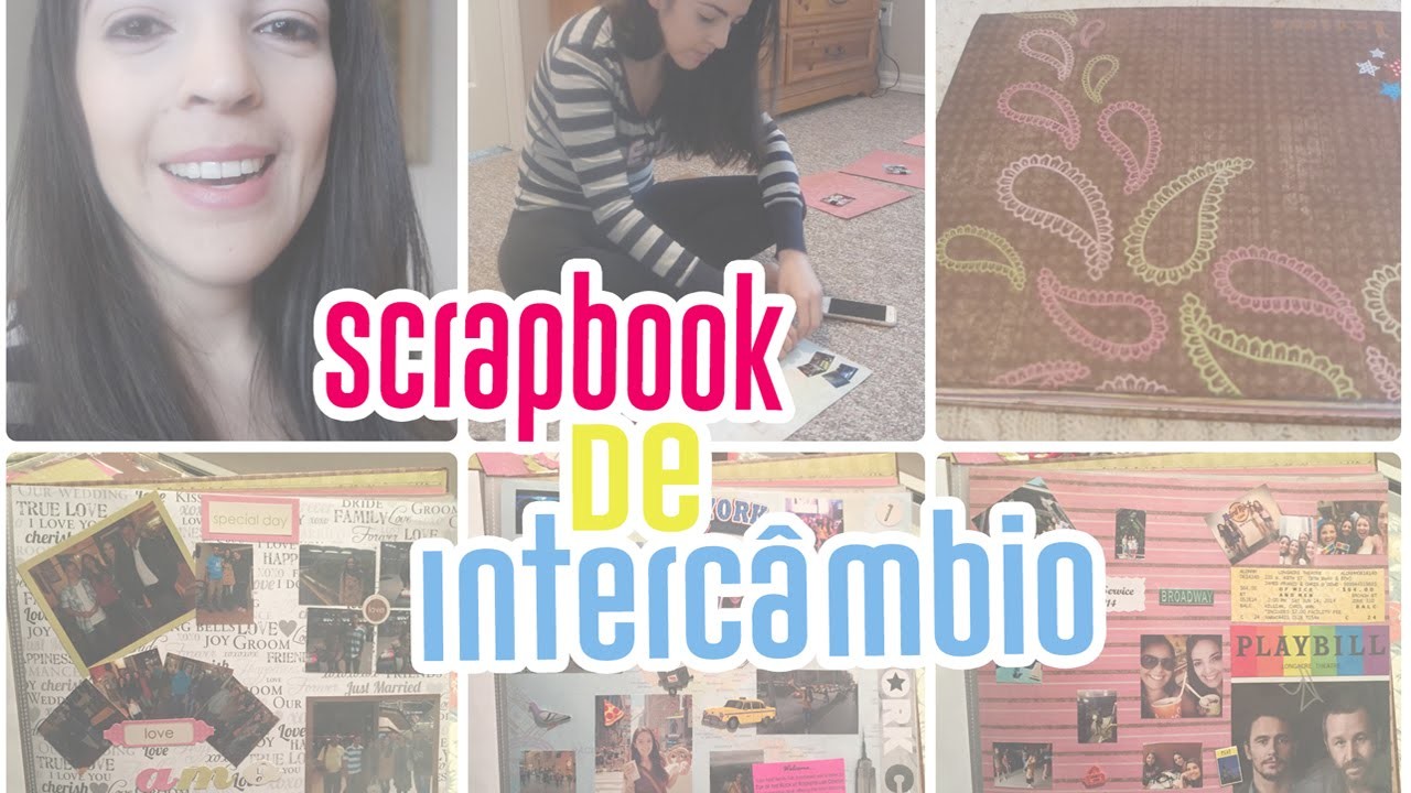 Scrapbook de Intercambio - Dicas, Como fazer, O que usar #9 | Larissa Vale