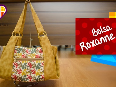 Bolsa em tecidos Roxanne II - Maria Adna Ateliê - Cursos e aulas de bolsas de tecidos