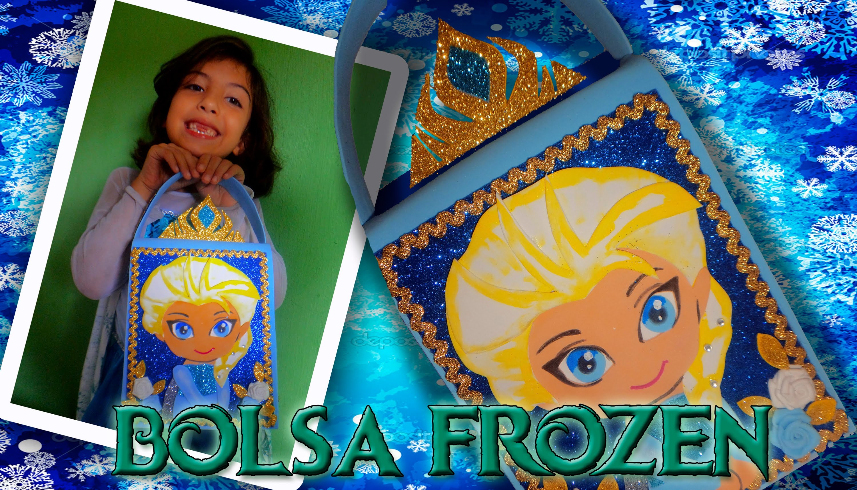Lembrancinha Frozen  Bolsinha Elsa  Parte 2