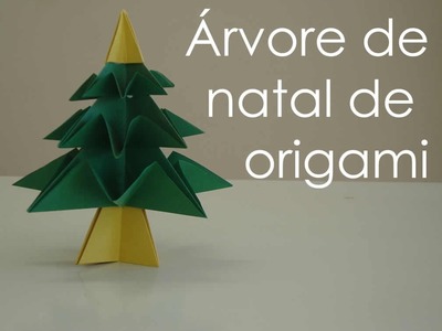 Origami: Árvore de Natal