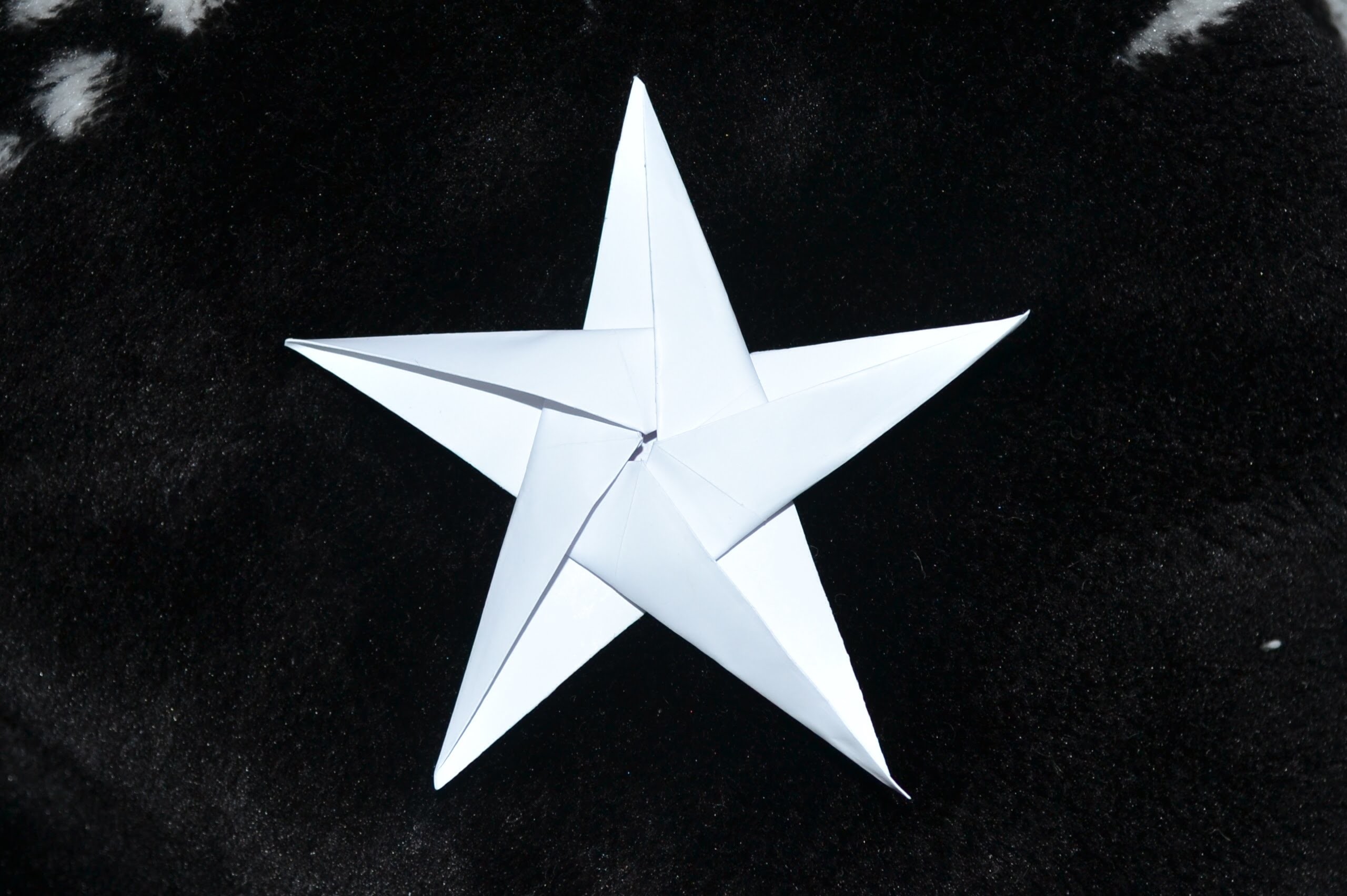 Origami: Estrela de 5 pontas