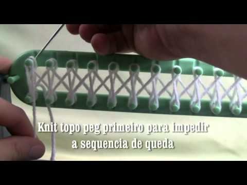 Bernat tear tricô tutorial - A Multidão Crochet