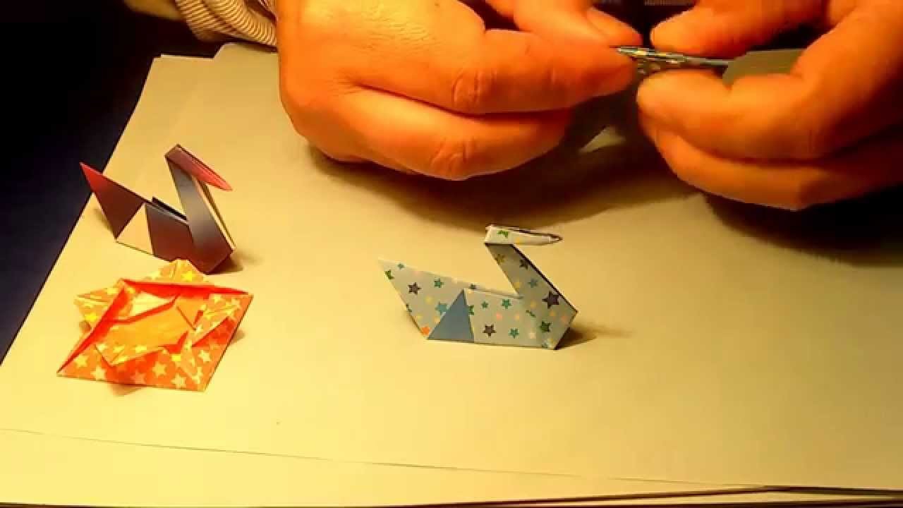Como fazer um CISNE de papel ORIGAMI