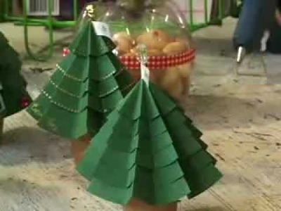 Pati Fugisse . Programa Tudo Artesanal . Árvore de Natal em Origami