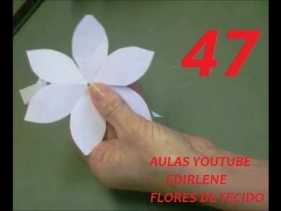 AULA 47: Como fazer moldes das flores, que linhas e colas usar (atendendo pedidos)