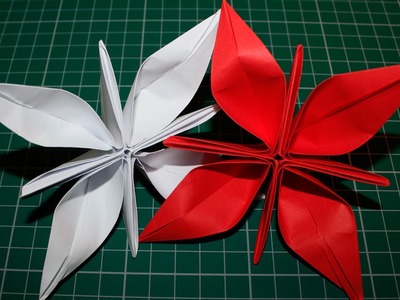 Como fazer uma flor de papel (Origami)