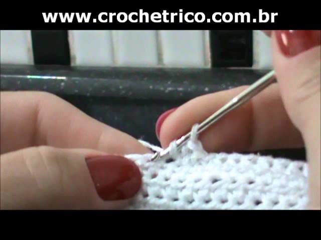 Crochet - Calcinha Branca - Parte 03.08