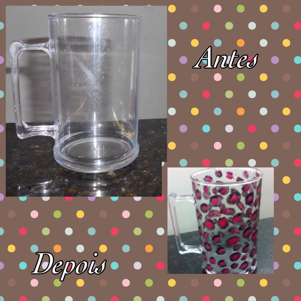 DIY (Faça você mesma): Caneca de onça rosa