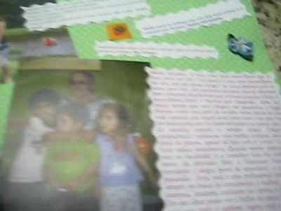 Scrapbook  em homenagem à amiga  Siba