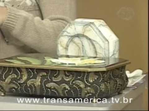 Tv Transamérica - Artesanato Técnica vitrificação