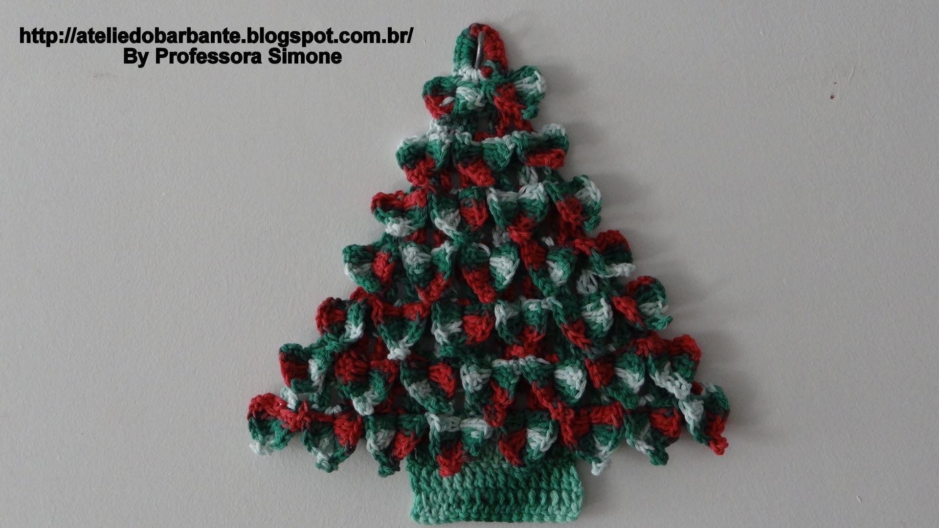 Árvore de Natal em Crochê Parte -2