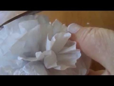 Como fazer flor Crisântemo de Saco Papel de Pão - Vintage - Graça Tristão