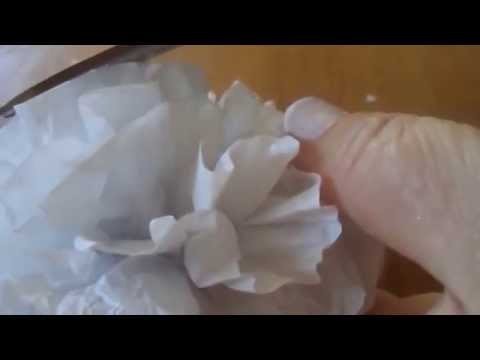 Como fazer flor Crisântemo de Saco Papel de Pão - Vintage - Graça Tristão