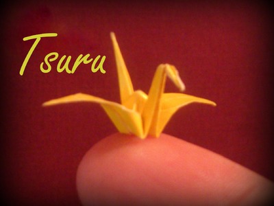 Como fazer uma Dobradura de PÁSSARO Origami - DIY  TSURU