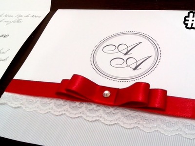 Convite de Casamento. Wedding Invitation. Invitacion de la Boda DIY #4