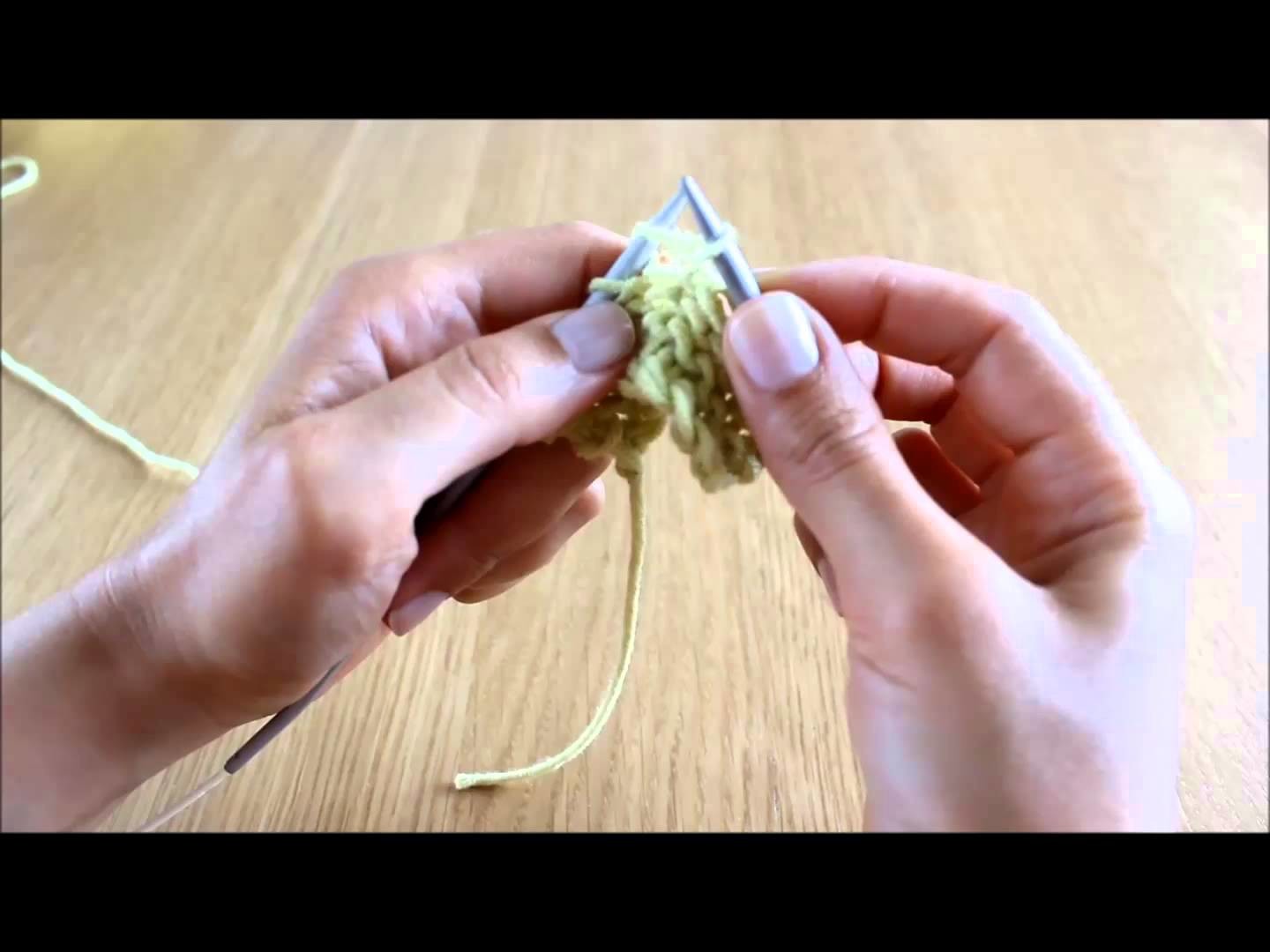 Curso de trico - Querido Tricot: tricotar 2 vezes a mesma malha (kfb - knit front and back)