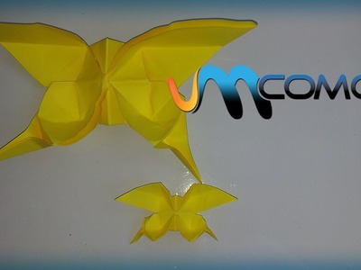 Origami - Como fazer uma borboleta de papel