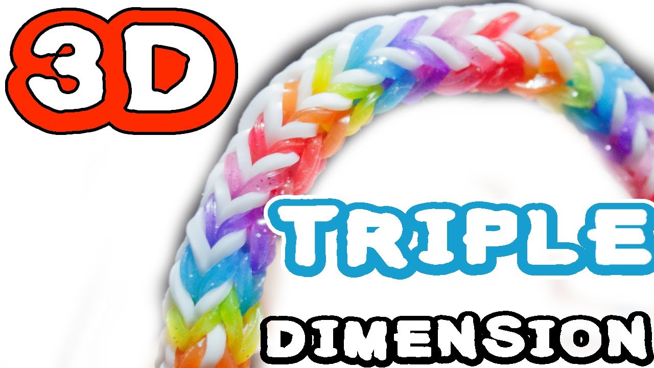 Pulseira 3D Triple Dimension - Tutorial- PT.PT PT.BR