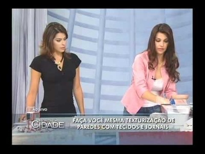 Textura - Textura  & Tecido, programa Revista da Cidade - TV Gazeta - 20.07.2012 parte 1