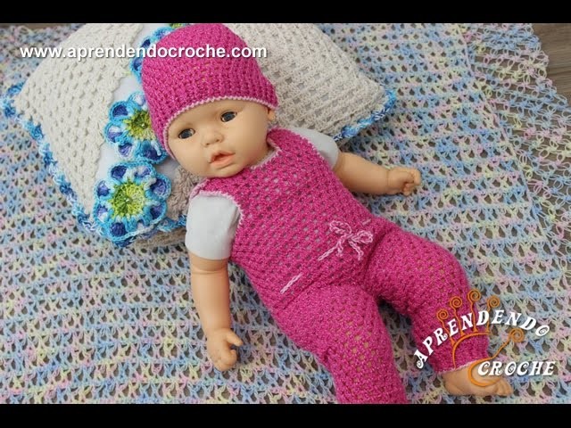 Conjunto Crochê Bebê a Bordo - Gorro - Aprendendo Crochê
